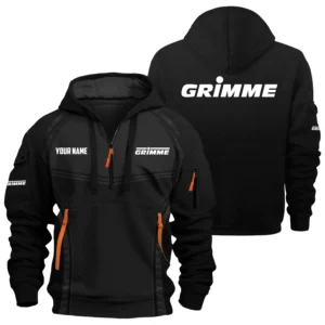Grimme Exclusive Logo Performance Hoodie Half Zipper OUFAHHZ081914GMZ - Grimme Hoodie