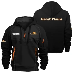 Great Plains Exclusive Logo Performance Hoodie Half Zipper OUFAHHZ081914GPZ - Great Plains Hoodie