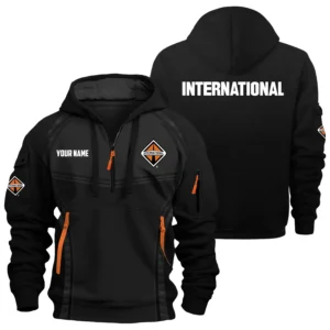 International Trucks Exclusive Logo Performance Hoodie Half Zipper OUFAHHZ081914INZ - International Trucks Hoodie