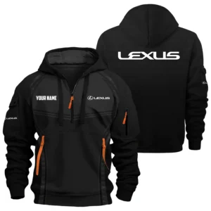 Lexus Exclusive Logo Performance Hoodie Half Zipper OUFAHHZ081914LXZ - Lexus Hoodie