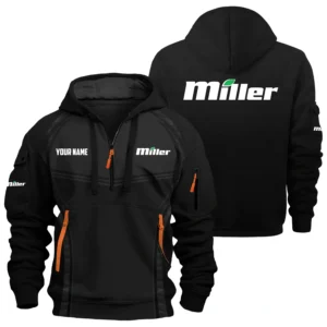 Miller Exclusive Logo Performance Hoodie Half Zipper OUFAHHZ081914MLZ - Miller Hoodie