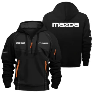 Mazda Exclusive Logo Performance Hoodie Half Zipper OUFAHHZ081914MZDZ - Mazda Hoodie