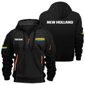 New Holland Exclusive Logo Performance Hoodie Half Zipper OUFAHHZ081914NHZ - New Holland Hoodie