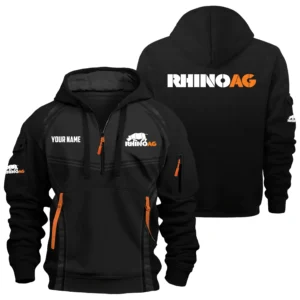 RhinoAg Exclusive Logo Performance Hoodie Half Zipper OUFAHHZ081914RAZ - RhinoAg Hoodie
