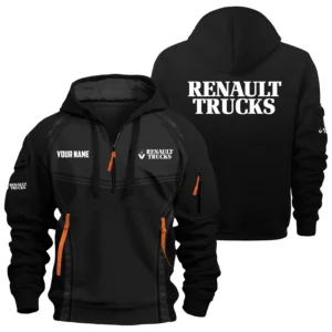 Renault Exclusive Logo Performance Hoodie Half Zipper OUFAHHZ081914RTZ - Renault Hoodie