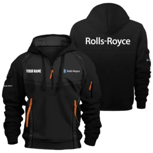 Rolls-Royce Exclusive Logo Performance Hoodie Half Zipper OUFAHHZ081914RYZ - Rolls-Royce Hoodie