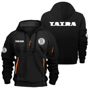 Tatra Exclusive Logo Performance Hoodie Half Zipper OUFAHHZ081914TTZ - Tatra Hoodie
