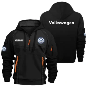 Volkswagen Exclusive Logo Performance Hoodie Half Zipper OUFAHHZ081914VWZ - Volkswagen Hoodie
