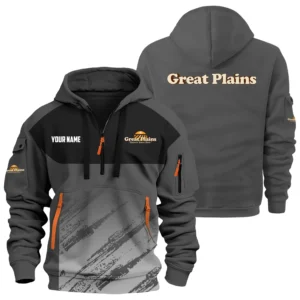 Great Plains Exclusive Logo Performance Hoodie Half Zipper OUFAHHZ0819C04GPZ - Great Plains Hoodie
