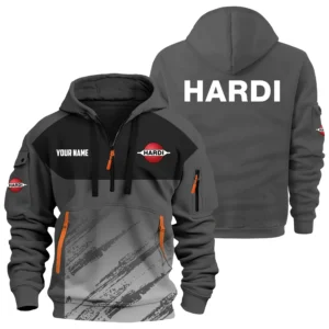 Hardi Exclusive Logo Performance Hoodie Half Zipper OUFAHHZ0819C04HAZ - Hardi Hoodie