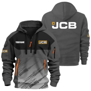 JCB Agriculture Exclusive Logo Performance Hoodie Half Zipper OUFAHHZ0819C04JAZ - JCB Agriculture Hoodie