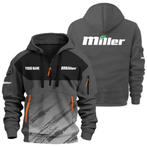 Miller Exclusive Logo Performance Hoodie Half Zipper OUFAHHZ0819C04MLZ - Miller Hoodie