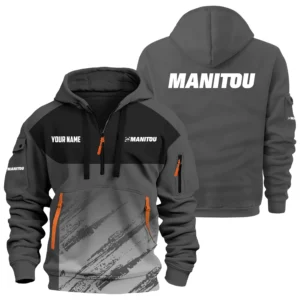 Manitou Exclusive Logo Performance Hoodie Half Zipper OUFAHHZ0819C04MNZ - Manitou Hoodie
