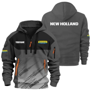 New Holland Exclusive Logo Performance Hoodie Half Zipper OUFAHHZ0819C04NHZ - New Holland Hoodie