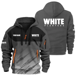White Planters Exclusive Logo Performance Hoodie Half Zipper OUFAHHZ0819C04WPZ - White Planters Hoodie