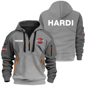 Hardi Exclusive Logo Performance Hoodie Half Zipper OUFAHHZ0819C05HAZ - Hardi Hoodie