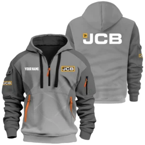 JCB Agriculture Exclusive Logo Performance Hoodie Half Zipper OUFAHHZ0819C05JAZ - JCB Agriculture Hoodie
