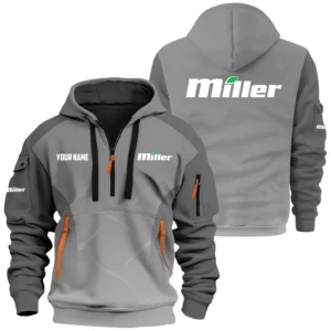 Miller Exclusive Logo Performance Hoodie Half Zipper OUFAHHZ0819C05MLZ - Miller Hoodie