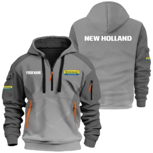 New Holland Exclusive Logo Performance Hoodie Half Zipper OUFAHHZ0819C05NHZ - New Holland Hoodie