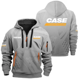 Case Construction Exclusive Logo Performance Hoodie Half Zipper OUFAHHZ0819C07CCZ - Case Construction Hoodie