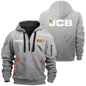 JCB Agriculture Exclusive Logo Performance Hoodie Half Zipper OUFAHHZ0819C07JAZ - JCB Agriculture Hoodie