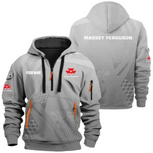 Massey Ferguson Exclusive Logo Performance Hoodie Half Zipper OUFAHHZ0819C07MFZ - Massey Ferguson Hoodie
