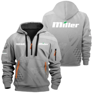 Miller Exclusive Logo Performance Hoodie Half Zipper OUFAHHZ0819C07MLZ - Miller Hoodie