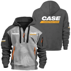 Case Construction Exclusive Logo Performance Hoodie Half Zipper OUFAHHZ0819C10CCZ - Case Construction Hoodie