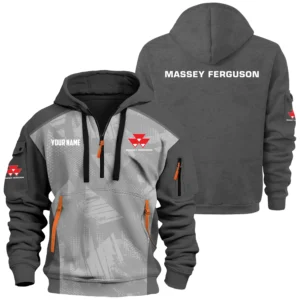 Massey Ferguson Exclusive Logo Performance Hoodie Half Zipper OUFAHHZ0819C10MFZ - Massey Ferguson Hoodie