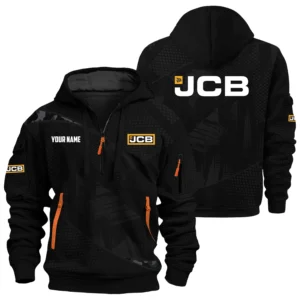 JCB Agriculture Exclusive Logo Performance Hoodie Half Zipper OUFAHHZ0819C12JAZ - JCB Agriculture Hoodie