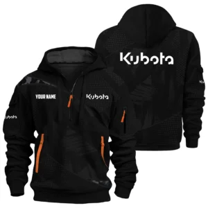 Kubota Exclusive Logo Performance Hoodie Half Zipper OUFAHHZ0819C12KBZ - Kubota Hoodie