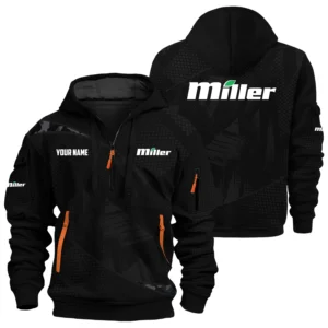 Miller Exclusive Logo Performance Hoodie Half Zipper OUFAHHZ0819C12MLZ - Miller Hoodie
