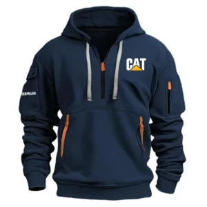 Caterpillar Exclusive Logo Performance Half Zipper Hoodie OUFAHHZ0819CTZ - Caterpillar Hoodie