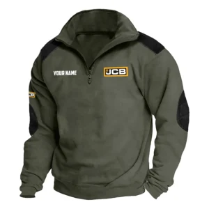 JCB Agriculture Exclusive Logo Performance Tactical Quarter-Zip Sweatshirt OUFASCSC0819JAZ - JCB Agriculture Sweatshirt