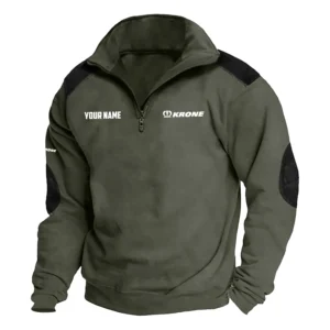 Krone Exclusive Logo Performance Tactical Quarter-Zip Sweatshirt OUFASCSC0819KOZ - Krone Sweatshirt