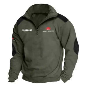 Massey Ferguson Exclusive Logo Performance Tactical Quarter-Zip Sweatshirt OUFASCSC0819MFZ - Massey Ferguson Sweatshirt