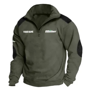 Miller Exclusive Logo Performance Tactical Quarter-Zip Sweatshirt OUFASCSC0819MLZ - Miller Sweatshirt