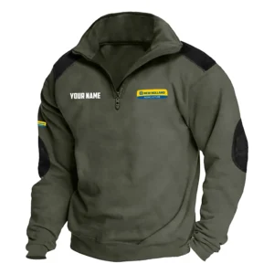New Holland Exclusive Logo Performance Tactical Quarter-Zip Sweatshirt OUFASCSC0819NHZ - New Holland Sweatshirt