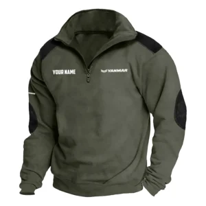 Yanmar Exclusive Logo Performance Tactical Quarter-Zip Sweatshirt OUFASCSC0819YAZ - Yanmar Sweatshirt