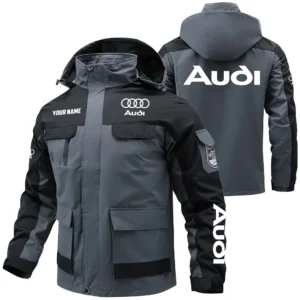 Audi Exclusive Logo Performance Water Resistant Outdoor Jacket Detachable Hood OUFAV203A0819AUZ - Audi Jacket
