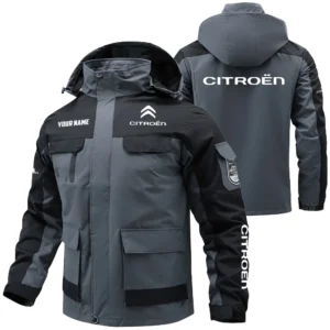 Citroën Exclusive Logo Performance Water Resistant Outdoor Jacket Detachable Hood OUFAV203A0819CNTZ - Citroën Jacket