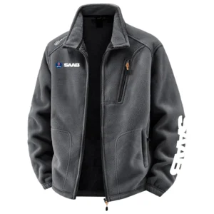 Saab Exclusive Logo Performance Plush Fleece JacketOUFAV2090819SBZ - Saab Jacket