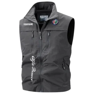 Alfa Romeo Exclusive Logo Performance Multi-Pocket Sleeveless Vest OUFAV2100819AFZ - Alfa Romeo Vest