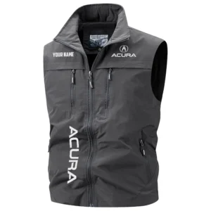 Acura Exclusive Logo Performance Multi-Pocket Sleeveless Vest OUFAV2100819ARZ - Acura Vest