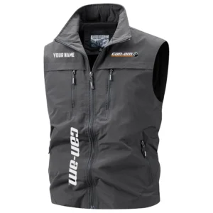 Can-Am Exclusive Logo Performance Multi-Pocket Sleeveless Vest OUFAV2100819CMZ - Can-Am Vest