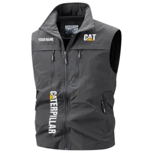 Caterpillar Exclusive Logo Performance Multi-Pocket Sleeveless Vest OUFAV2100819CTZ - Caterpillar Vest