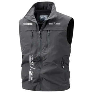 Deutz-Fahr Exclusive Logo Performance Multi-Pocket Sleeveless Vest OUFAV2100819DFZ - Deutz-Fahr Vest