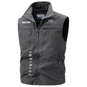 Infiniti Exclusive Logo Performance Multi-Pocket Sleeveless Vest OUFAV2100819INFZ - Infiniti Vest