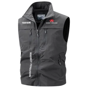 Massey Ferguson Exclusive Logo Performance Multi-Pocket Sleeveless Vest OUFAV2100819MFZ - Massey Ferguson Vest