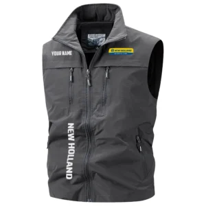New Holland Exclusive Logo Performance Multi-Pocket Sleeveless Vest OUFAV2100819NHZ - New Holland Vest